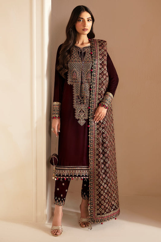 Mairaz Embroidered Velvet Suit — VF-2022