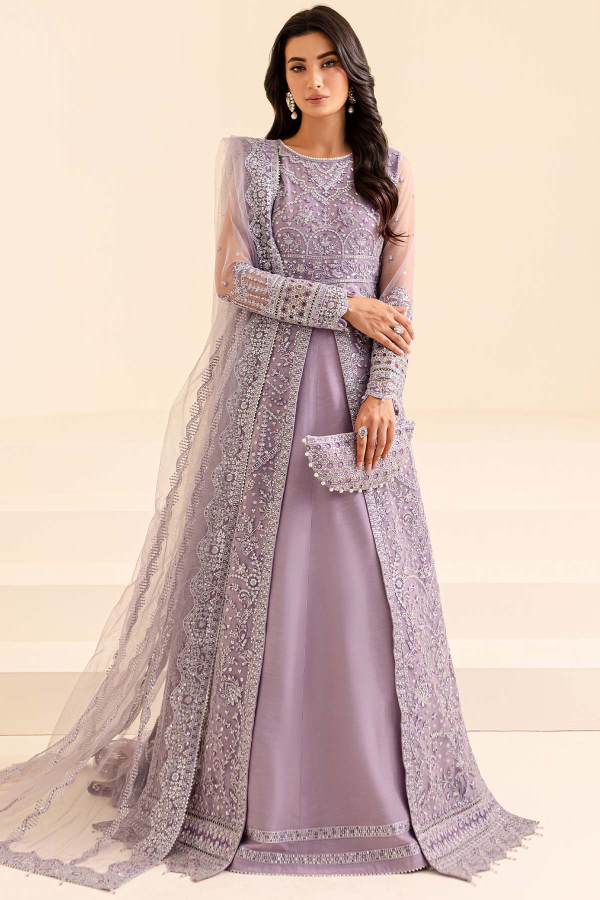 Farasha Fuchsia Fantasy Style — Mairaz Three-Piece Suit