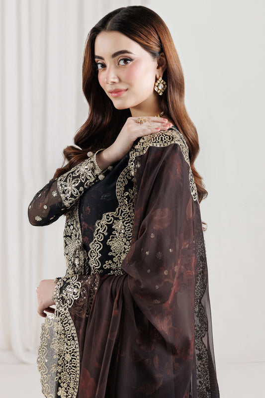 Farasha Raven Noir Style — Mairaz Three-Piece Suit
