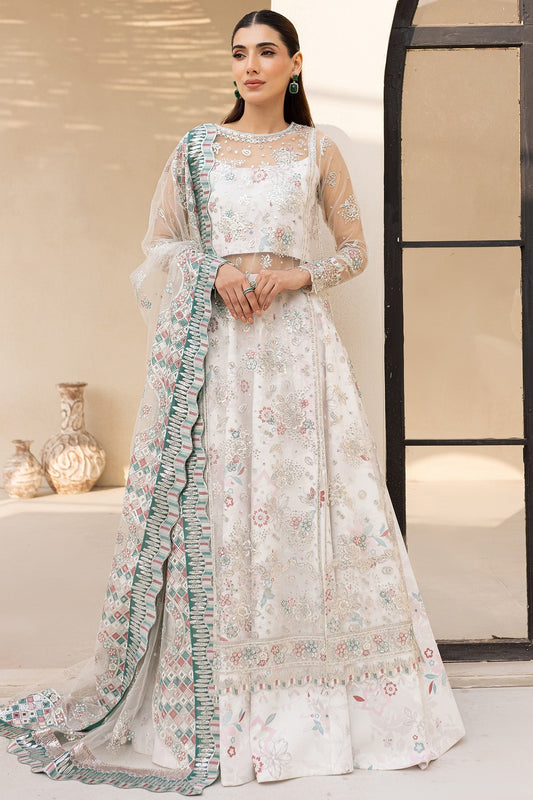 Farasha Moonlight Mist Style — Mairaz Three-Piece Suit