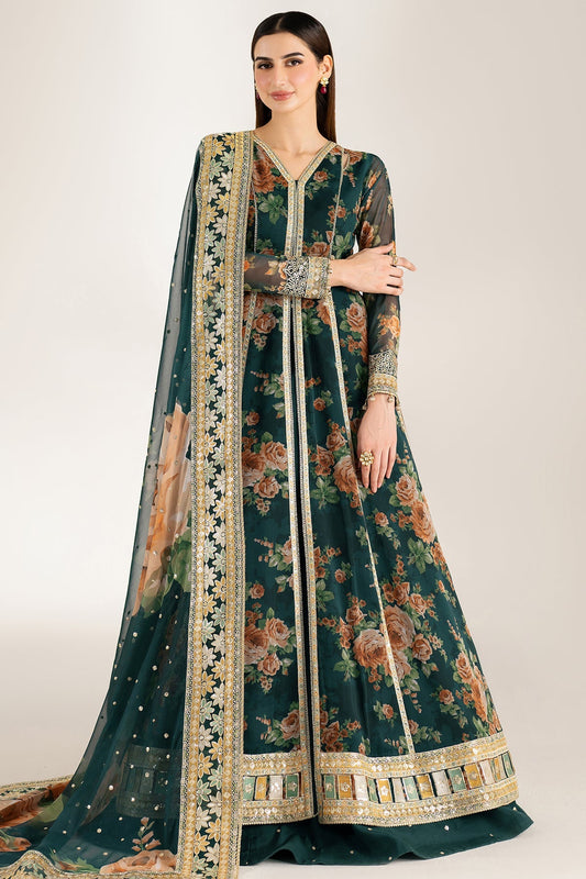 Farasha Teal Passion Style — Mairaz Teal Three-Piece Suit