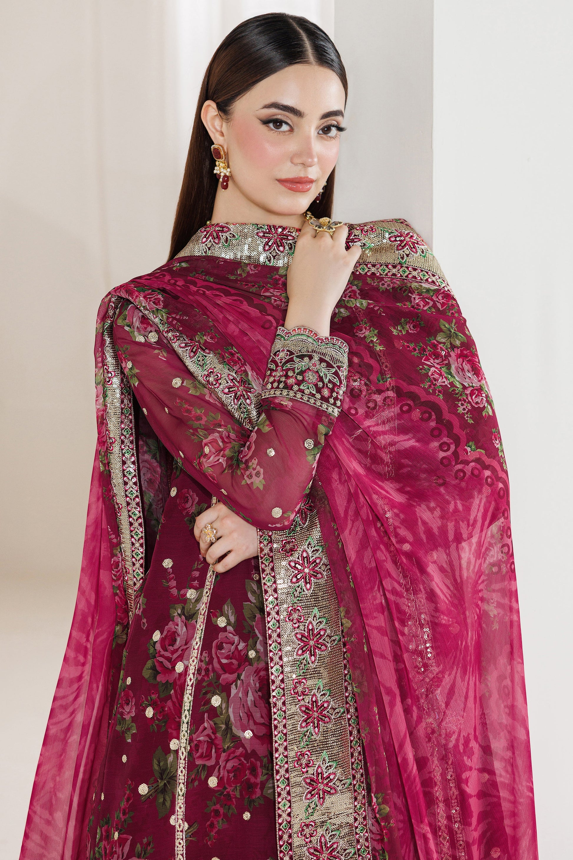 Farasha Rouge Reign Style — Mairaz Three-Piece Suit