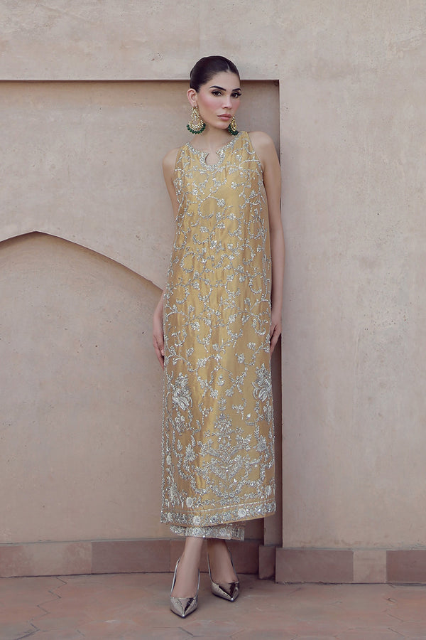 Republic Aakifah Style — Mairaz Yellow Gold Sharara