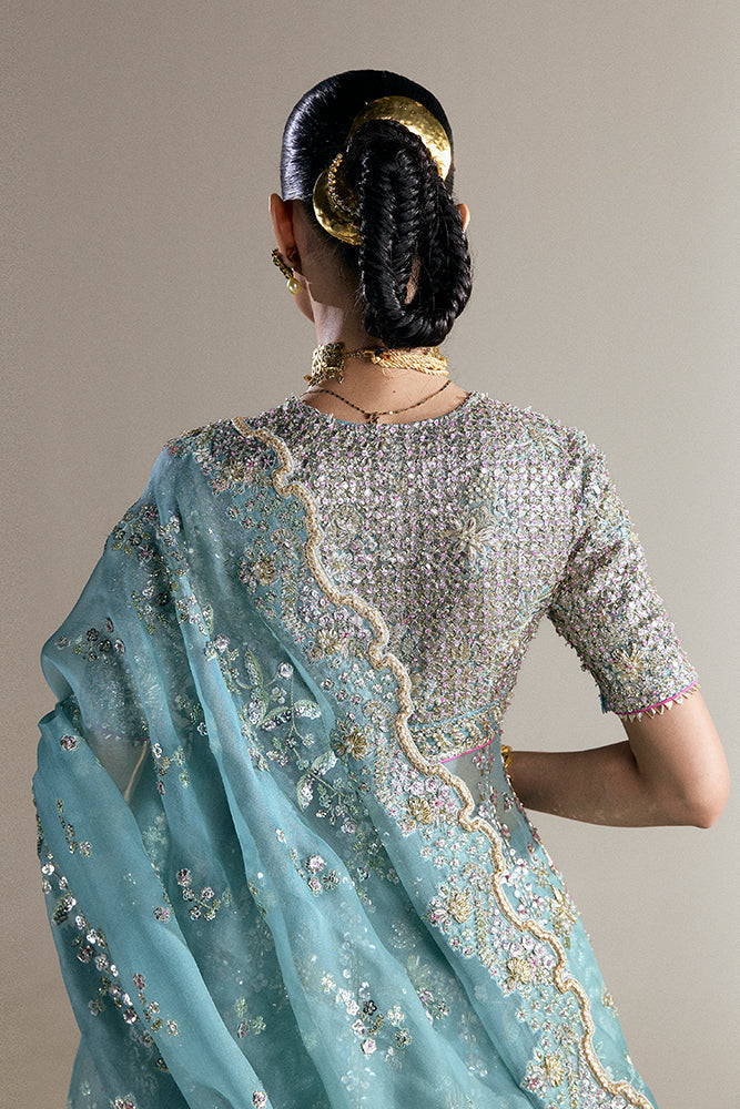 Suffuse Anaira style — Mairaz aqua lehenga reference, view 4 of 5