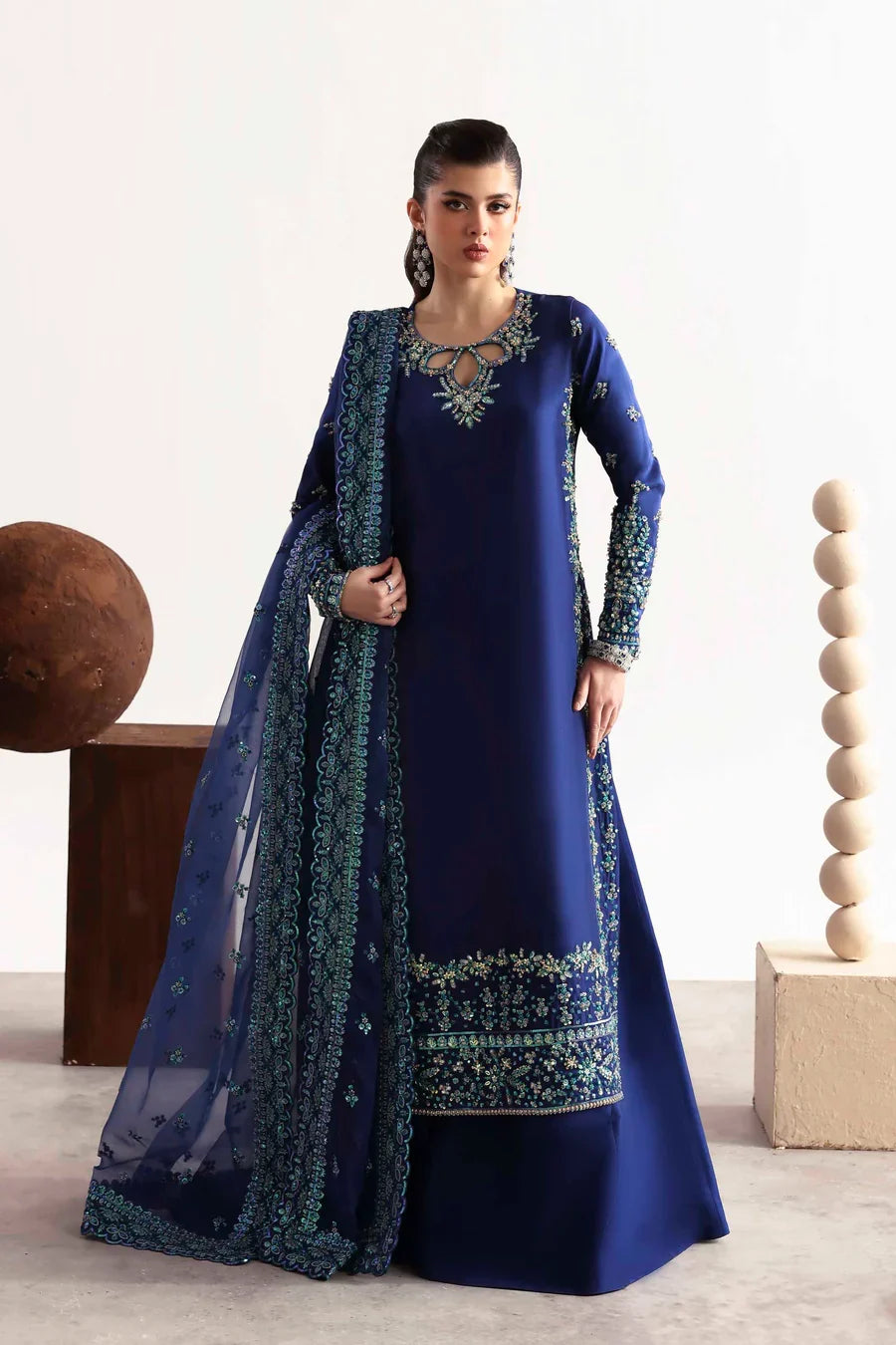 Akbar Aslam Sapphire Style — Mairaz Three-Piece Suit