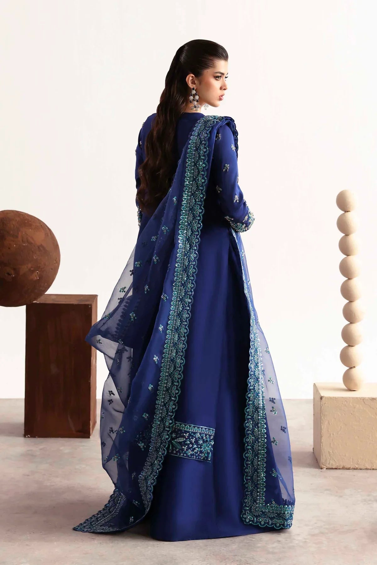 Akbar Aslam Sapphire Style — Mairaz Three-Piece Suit