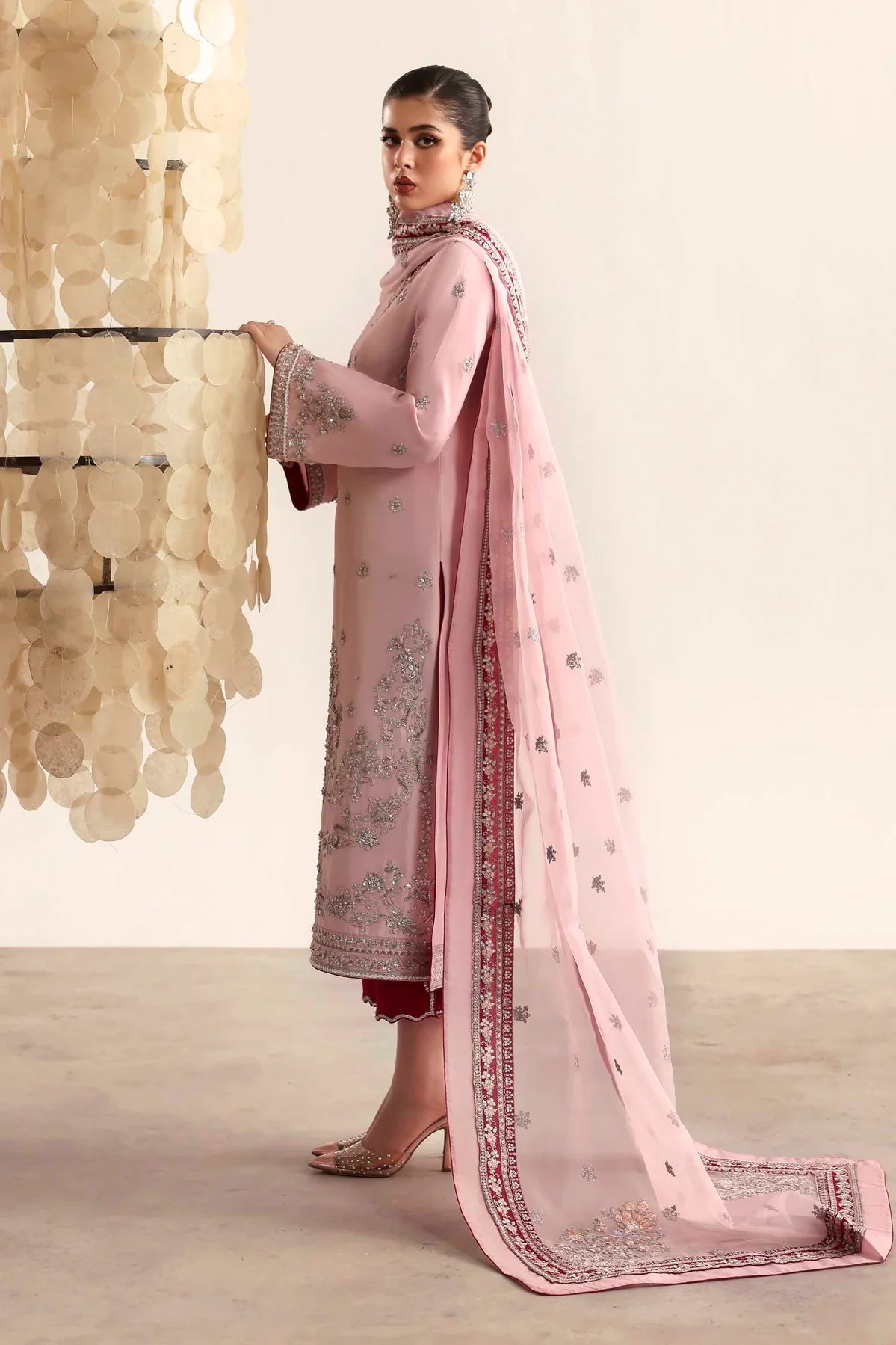 Akbar Aslam Cascade Style — Mairaz Three-Piece Suit