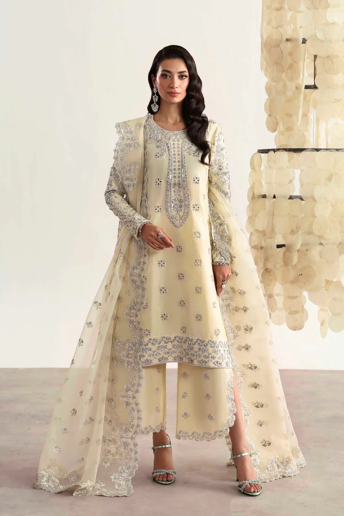 Akbar Aslam Wisteria Style — Mairaz Three-Piece Suit
