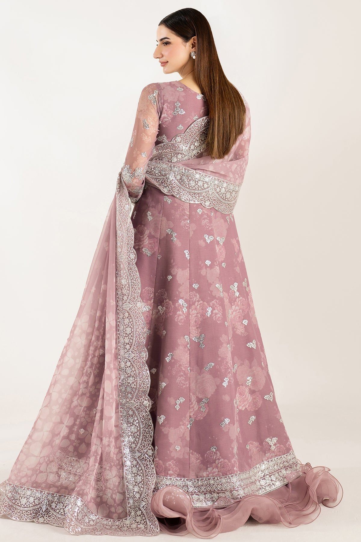 Farasha Rosy Spark Style — Mairaz Three-Piece Suit