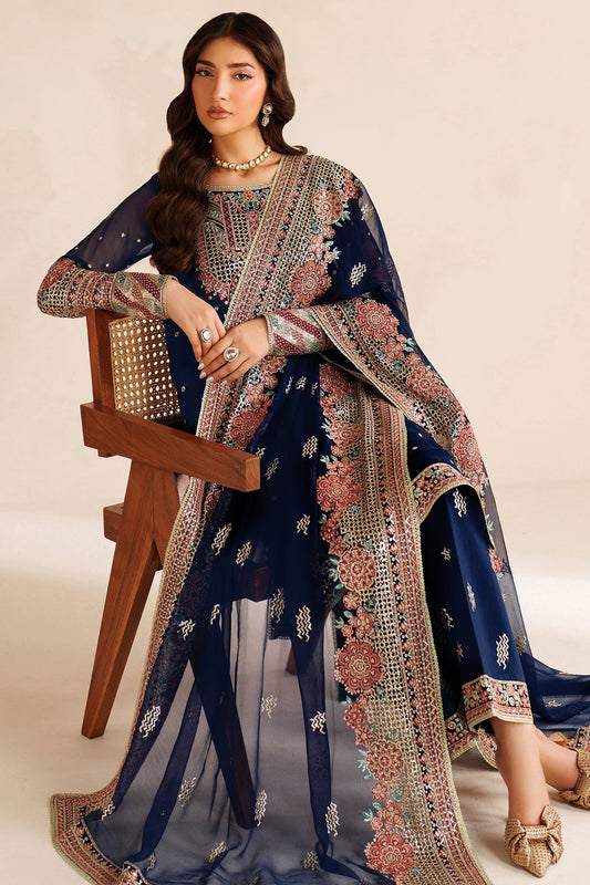 Farasha Style — Mairaz Navy Three-Piece Suit