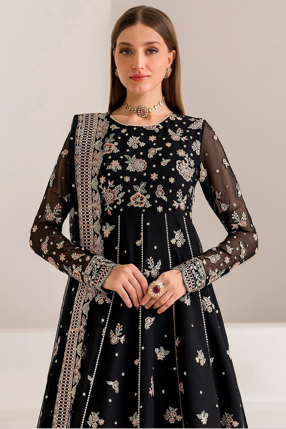 Farasha Opaline Style — Mairaz Three-Piece Suit
