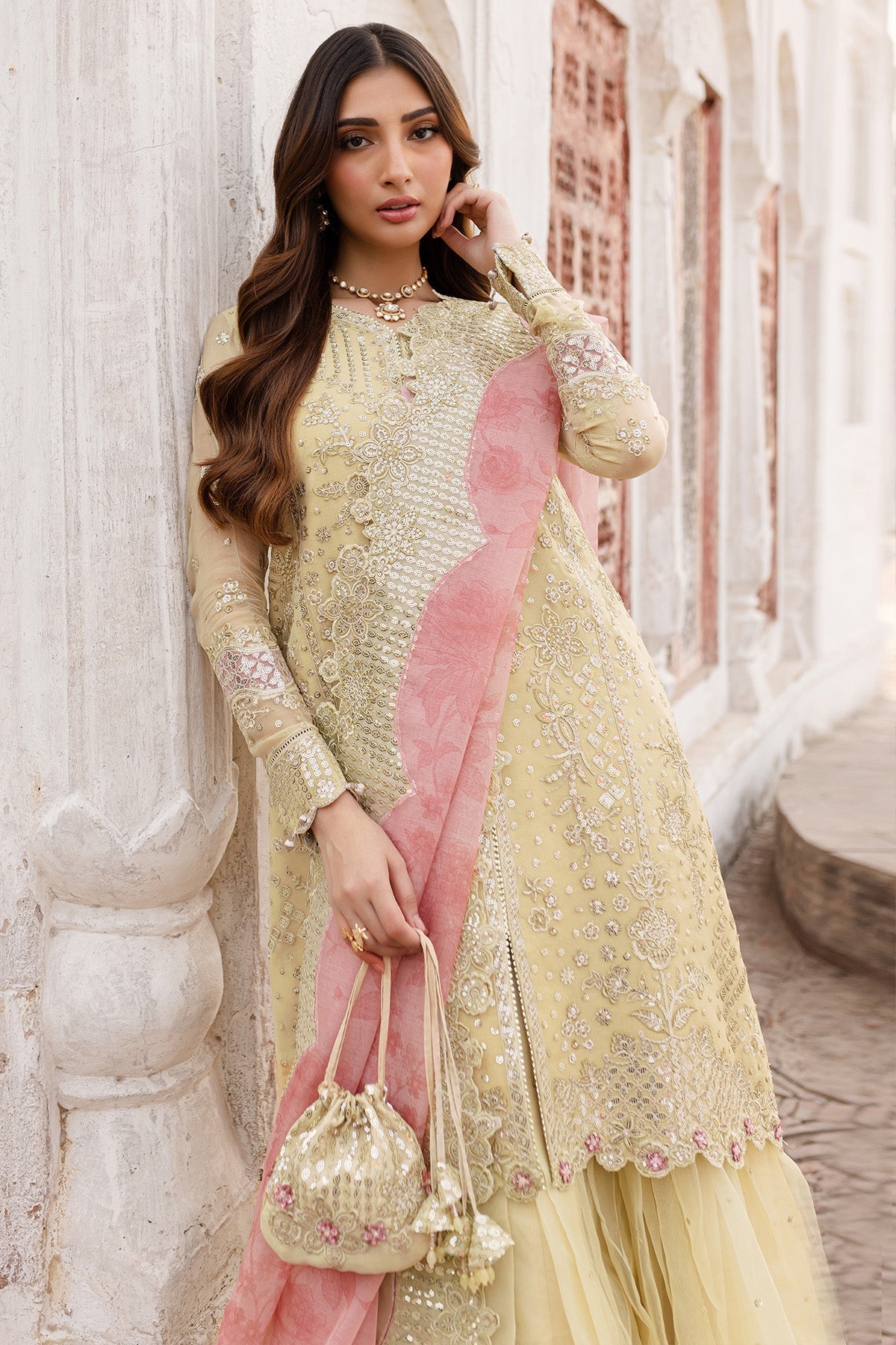 Farasha Marigold Bliss Style — Mairaz Three-Piece Suit