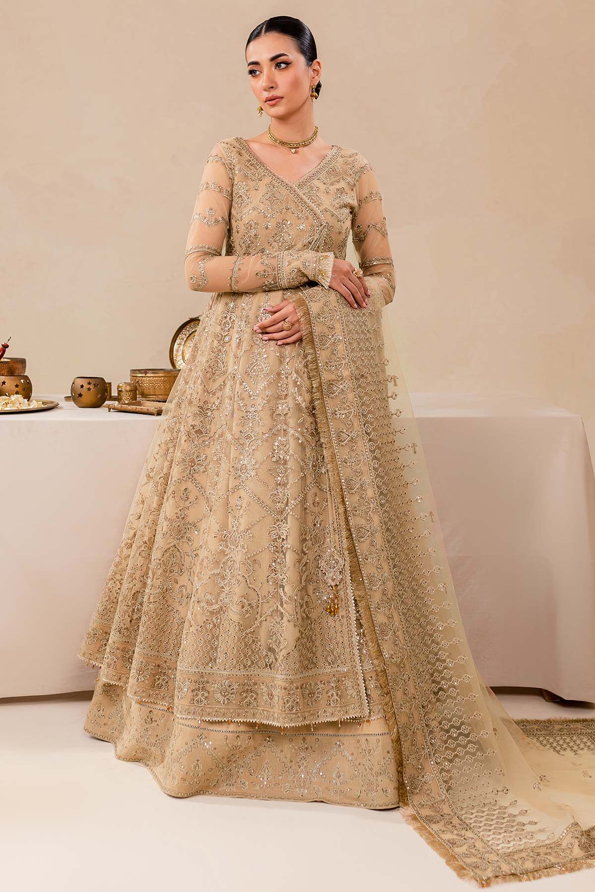 Farasha Dreamt Flair Style — Mairaz Three-Piece Suit