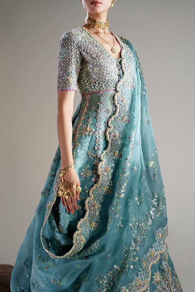 Suffuse Anaira style — Mairaz aqua lehenga reference, view 5 of 5