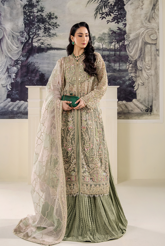 Saad Shaikh Belle Style — Mairaz Maroon Lehenga