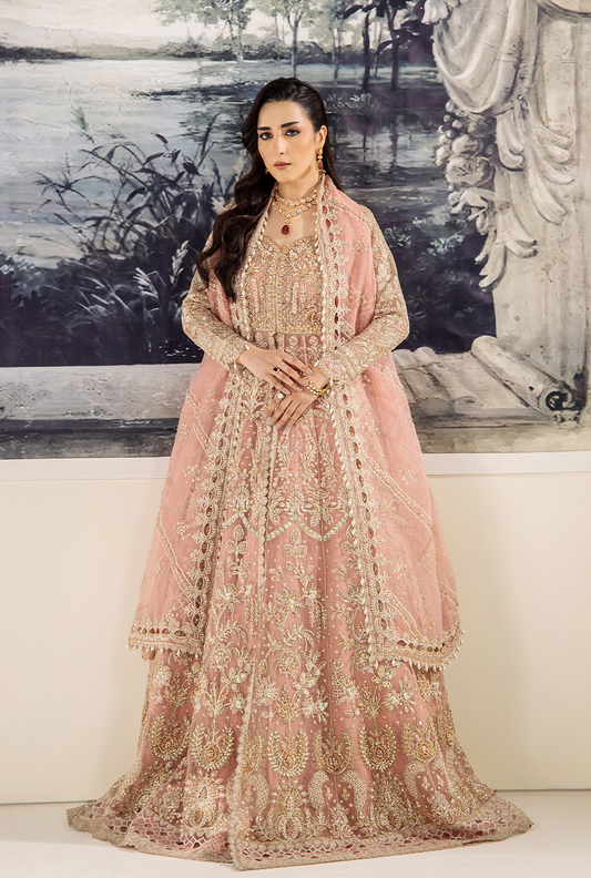 Saad Shaikh Rosee Style — Mairaz Pink Three-Piece Suit