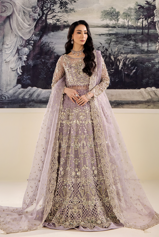 Saad Shaikh Isabella Style — Mairaz Lilac Three-Piece Suit