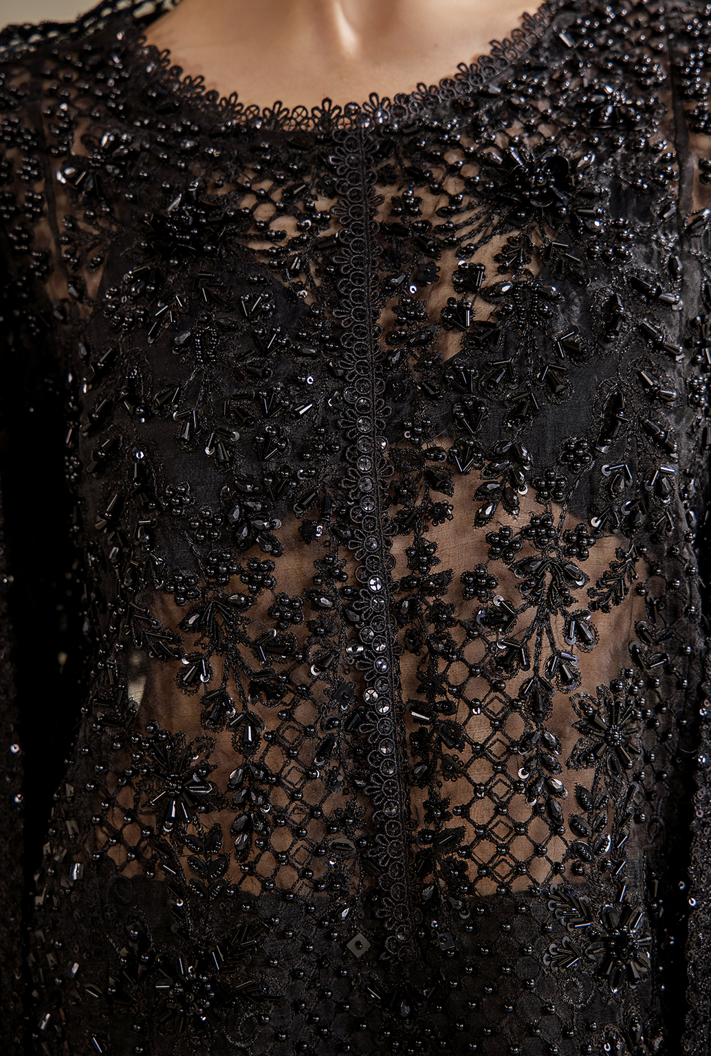 Saad Shaikh Ayla Style — Mairaz Black Three-Piece Suit