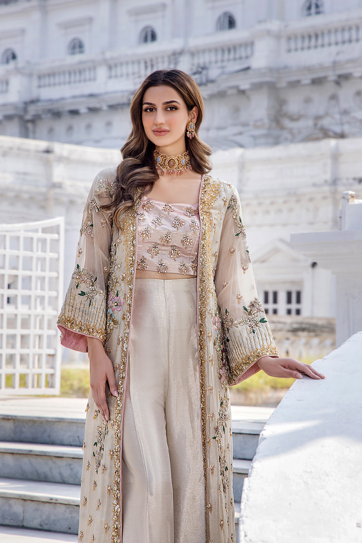 Shazia Kiyani Shano style — Mairaz champagne gown reference, view 5 of 6