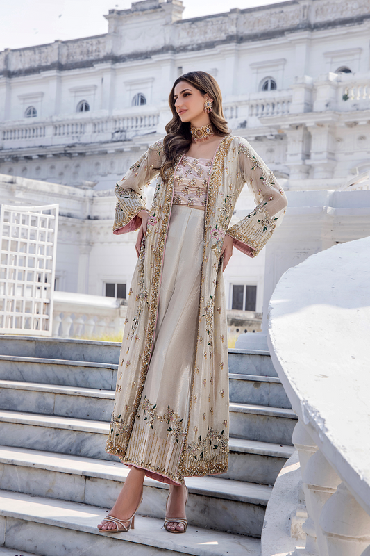 Shazia Kiyani Shano style — Mairaz champagne gown reference, view 1 of 6