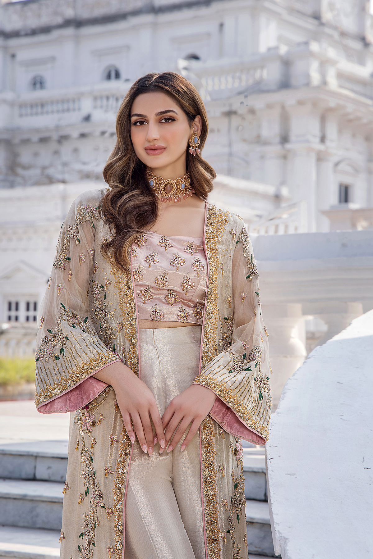 Shazia Kiyani Shano style — Mairaz champagne gown reference, view 6 of 6