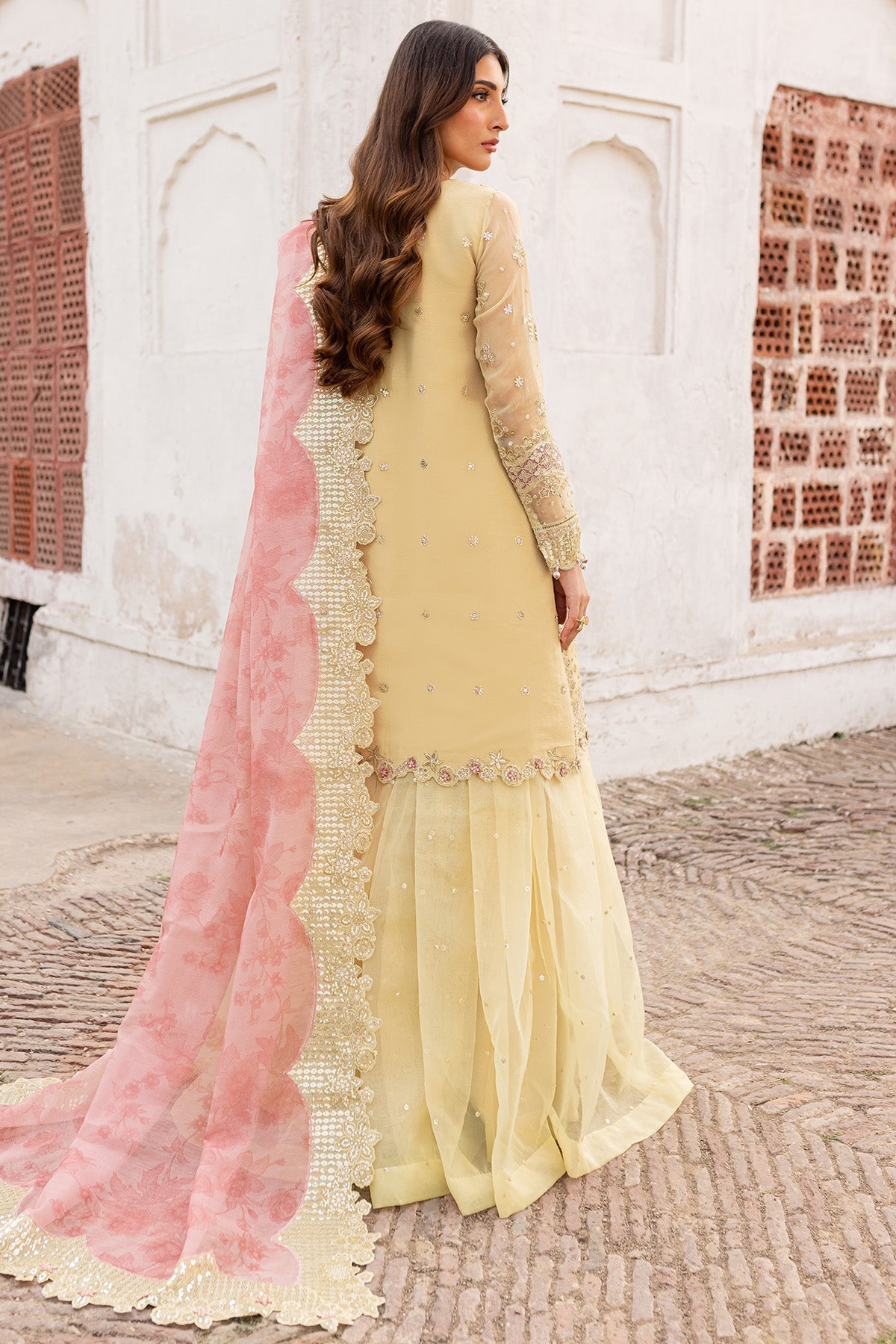 Farasha Marigold Bliss Style — Mairaz Three-Piece Suit