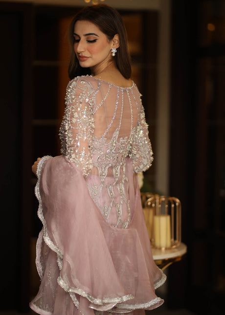 Kanwal Malik Lara Style — Mairaz Lilac Three-Piece Suit