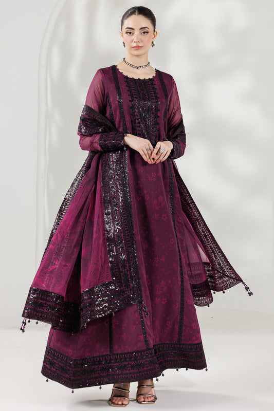 Farasha Violet Eclips Style — Mairaz Three-Piece Suit