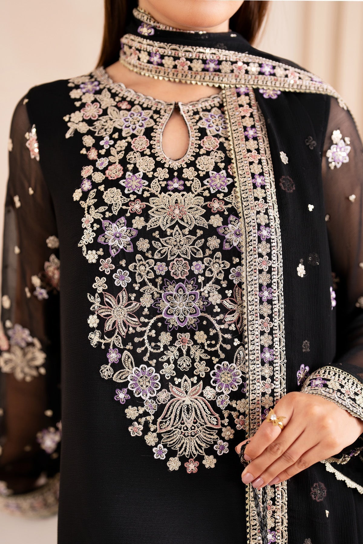 Farasha Splash Style — Mairaz Three-Piece Suit