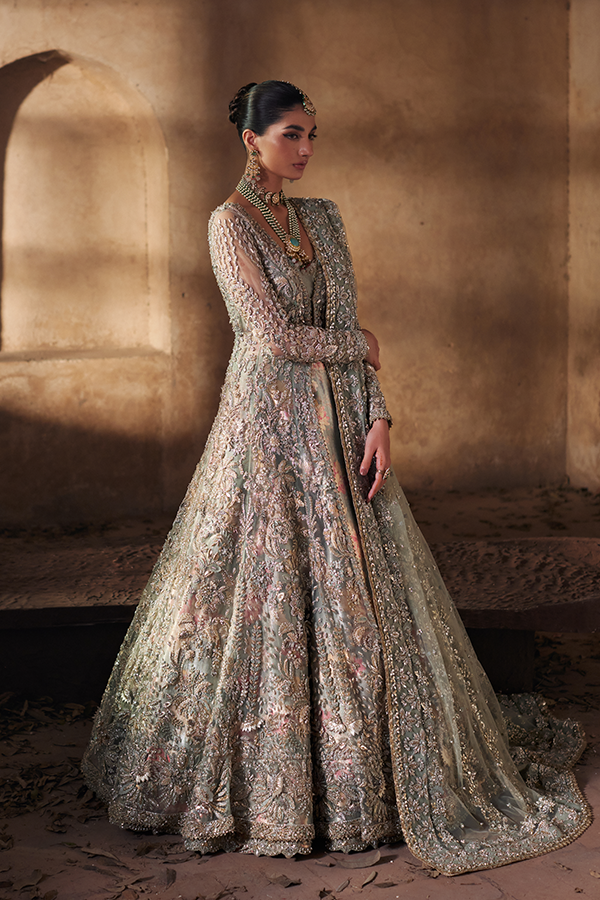 Soraya Shayna Style — Mairaz Light Green Wedding Maxi