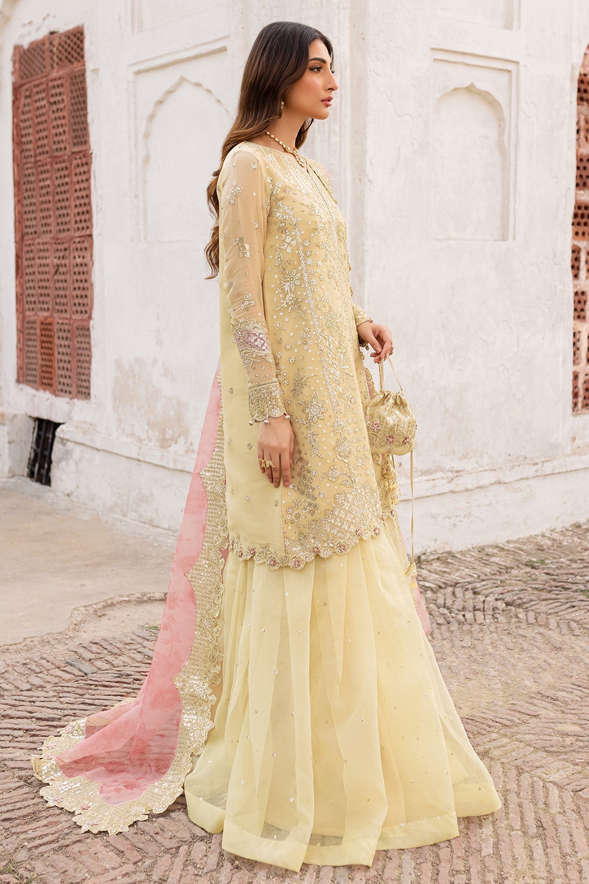 Farasha Marigold Bliss Style — Mairaz Three-Piece Suit