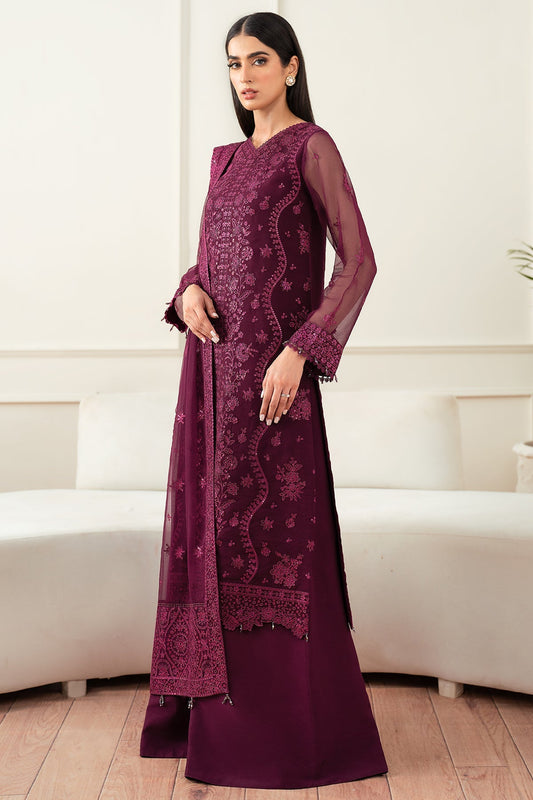 Farasha Regal Violet Style — Mairaz Three-Piece Suit