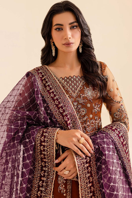 Farasha Crimson Allure Style — Mairaz Three-Piece Suit