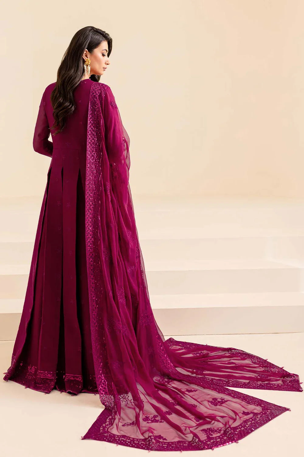 Farasha Mystic Mauve Style — Mairaz Three-Piece Suit
