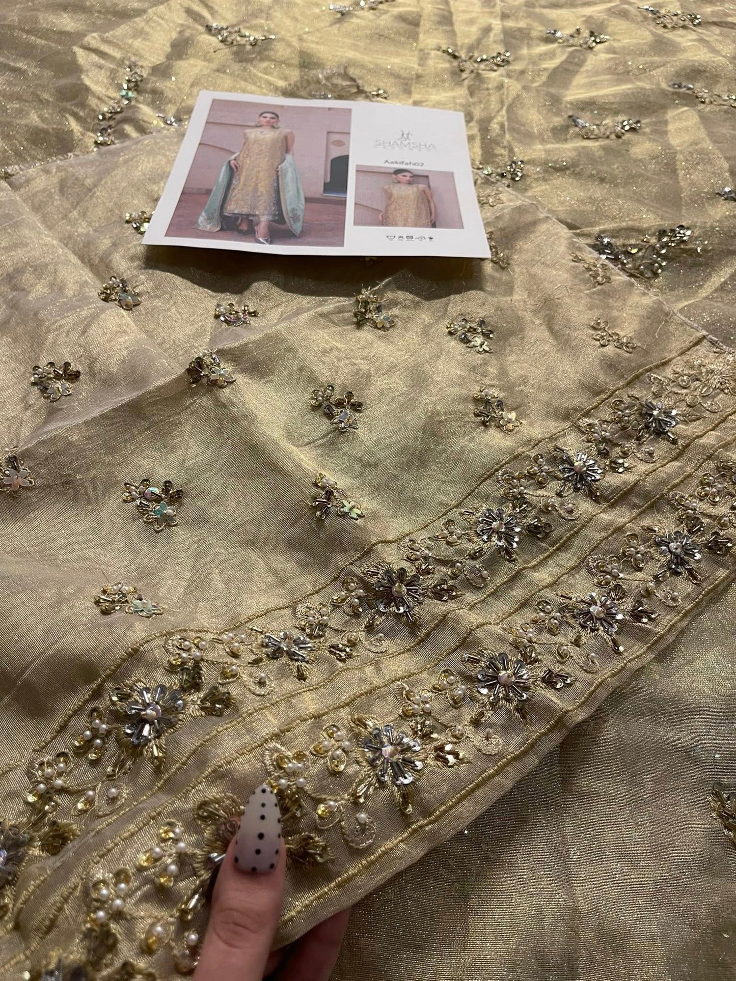 Republic Aakifah Style — Mairaz Yellow Gold Sharara
