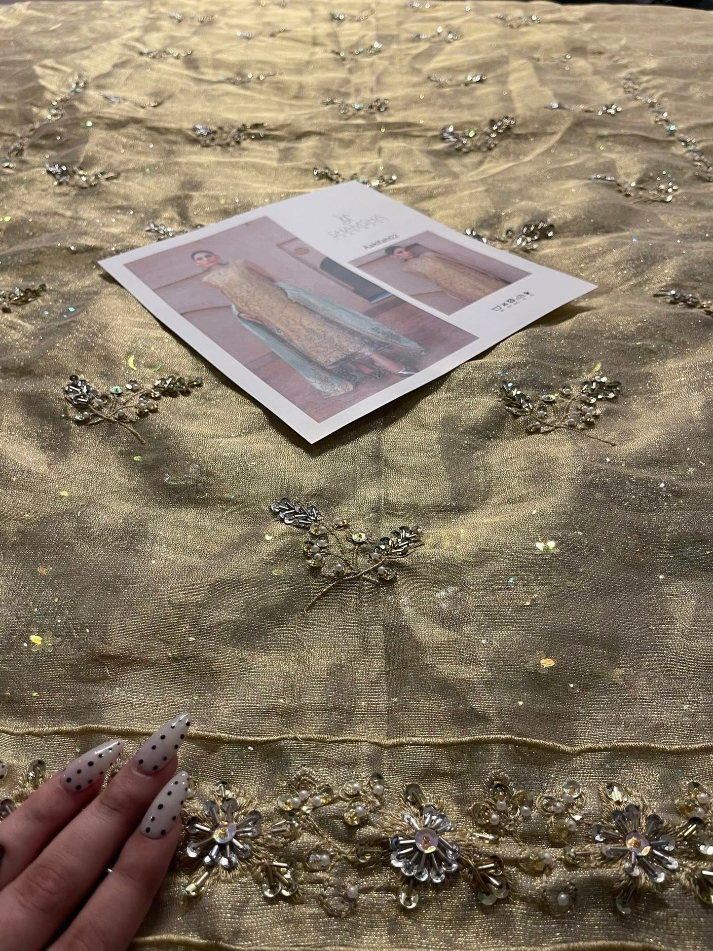 Republic Aakifah Style — Mairaz Yellow Gold Sharara