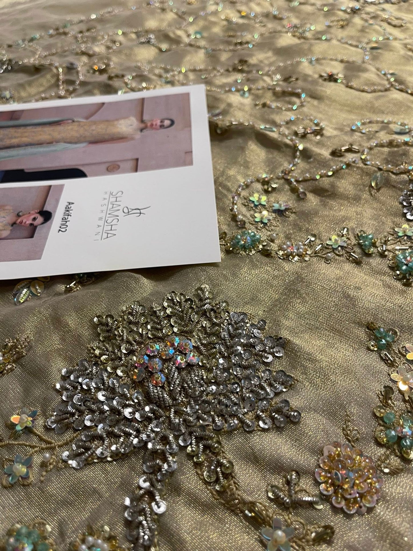 Republic Aakifah Style — Mairaz Yellow Gold Sharara