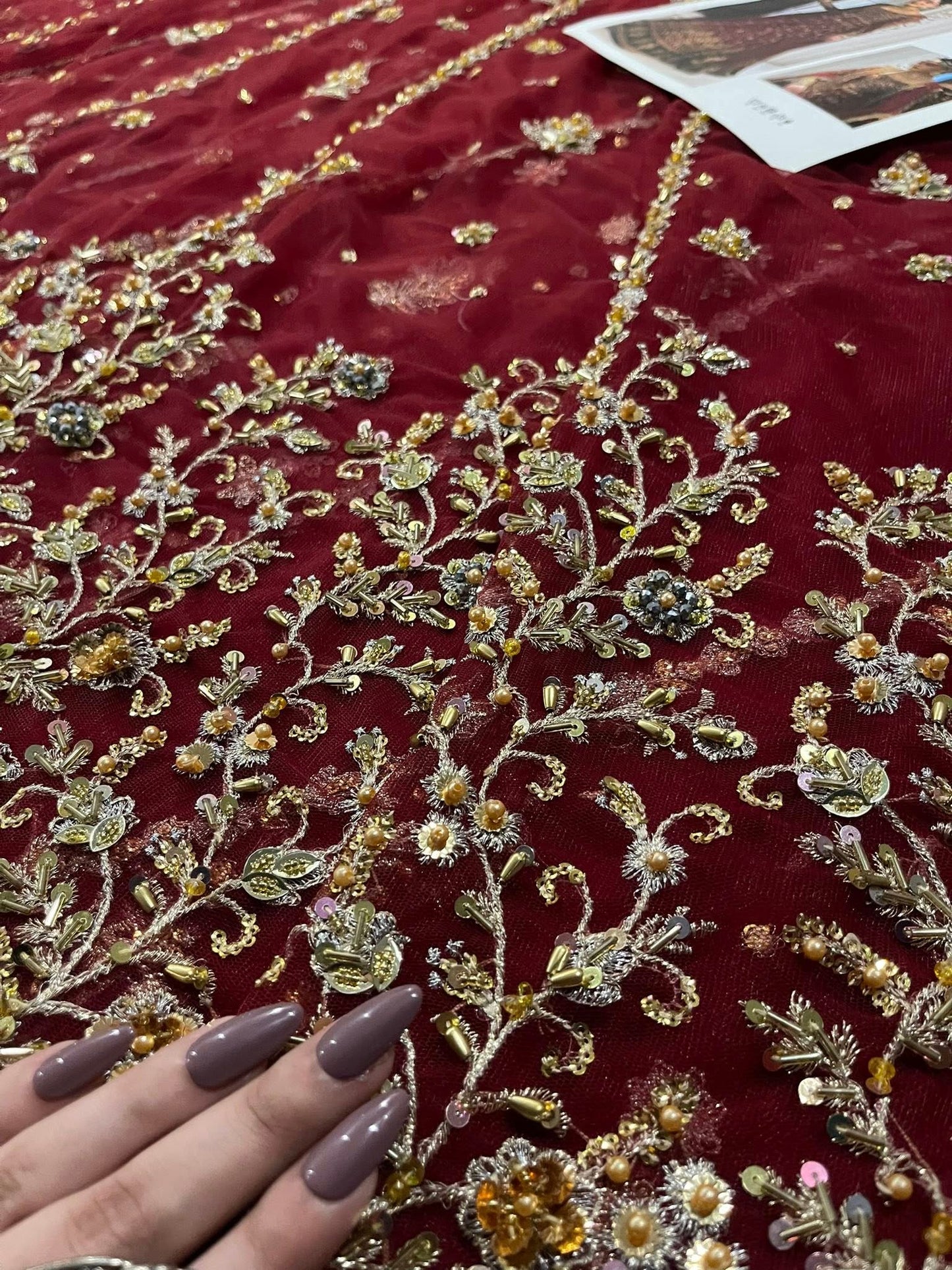 Haris Shakeel – Shifa Style, fabric and embroidery detail 7