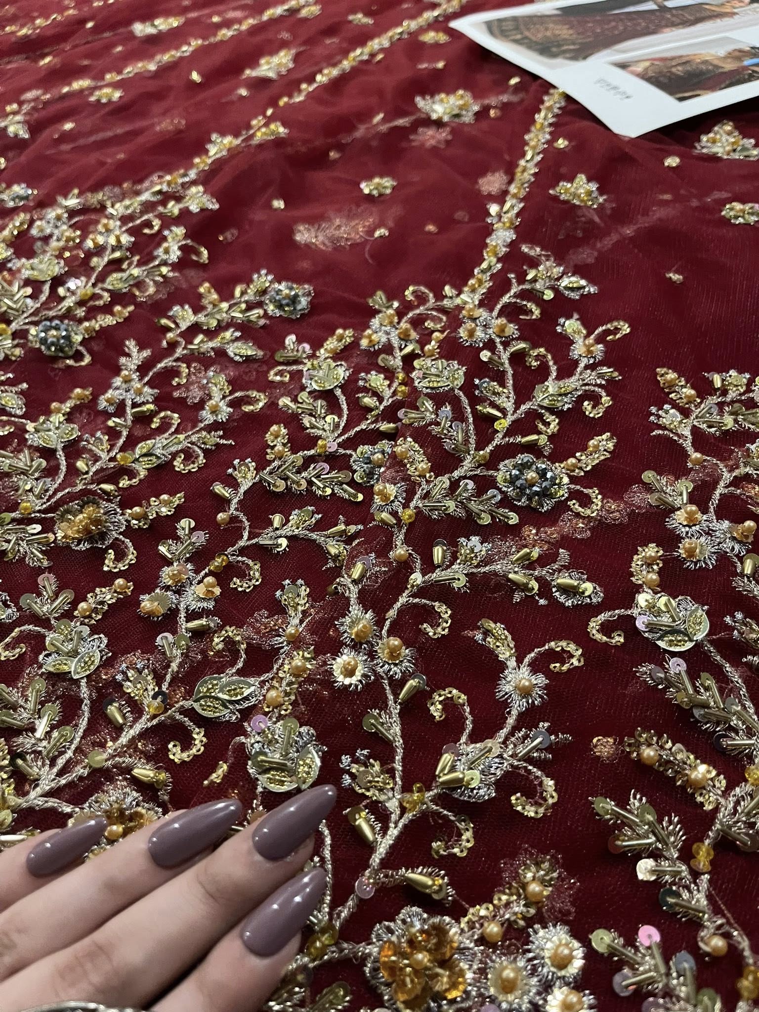 Haris Shakeel – Shifa Style, fabric and embroidery detail 7