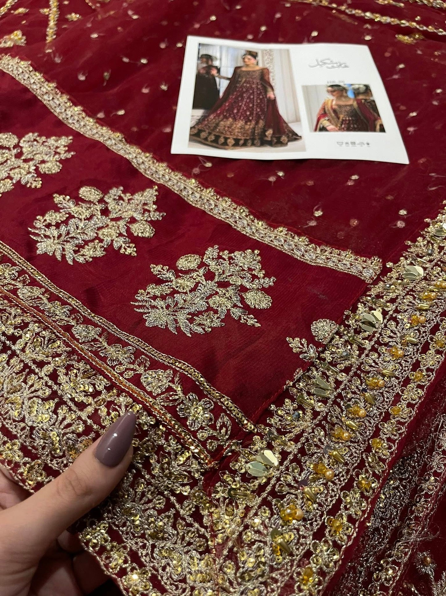 Haris Shakeel – Shifa Style, fabric and embroidery detail 2