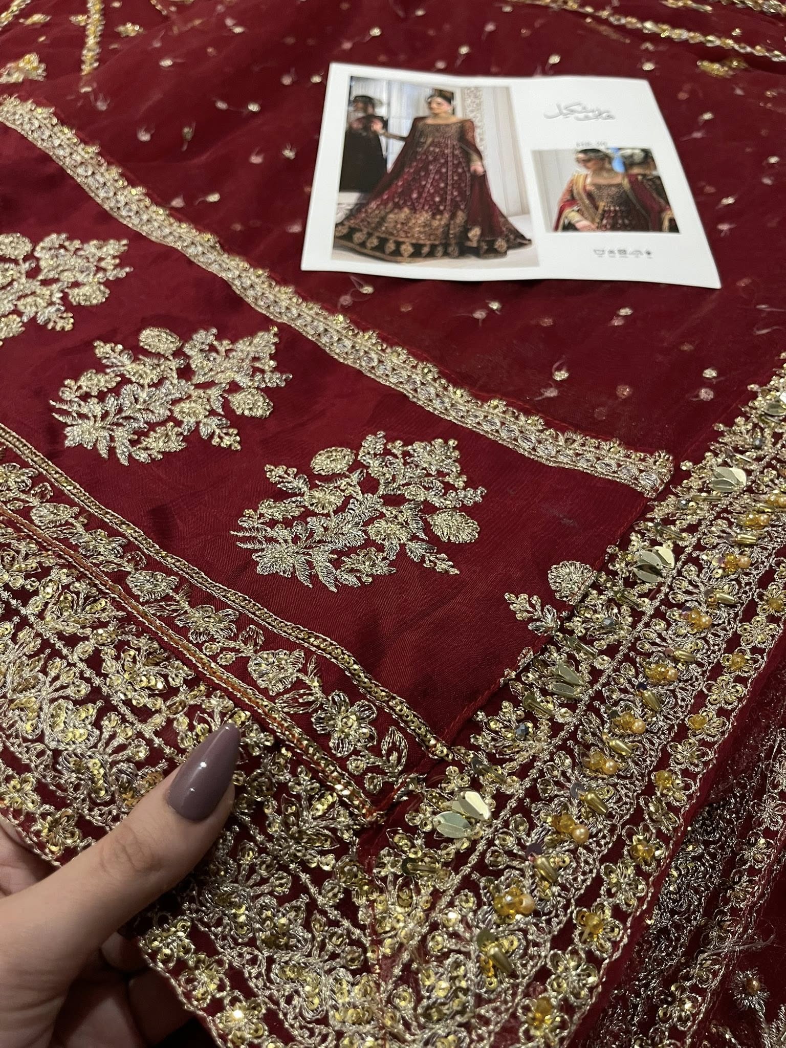 Haris Shakeel – Shifa Style, fabric and embroidery detail 2