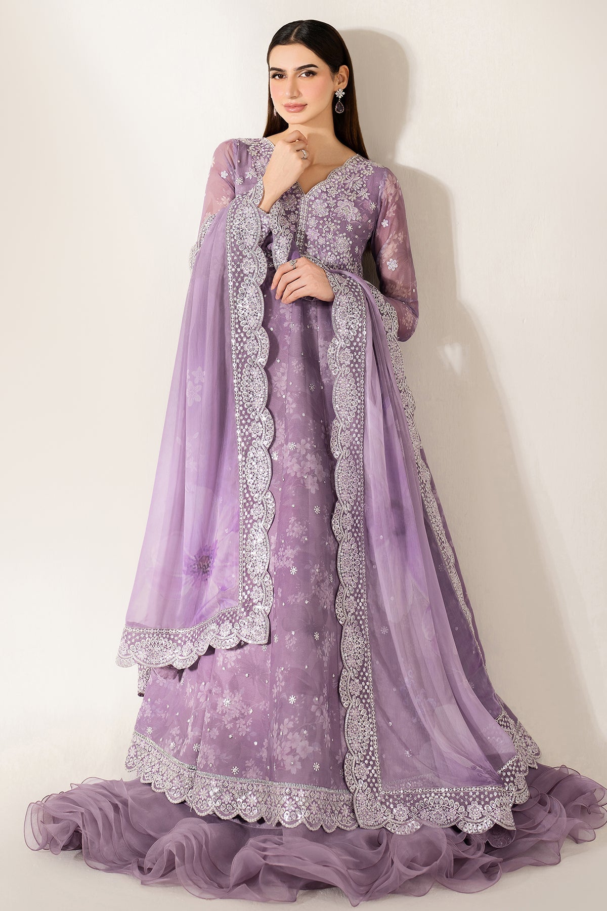 Farasha Violet Dreams Style — Mairaz Three-Piece Suit
