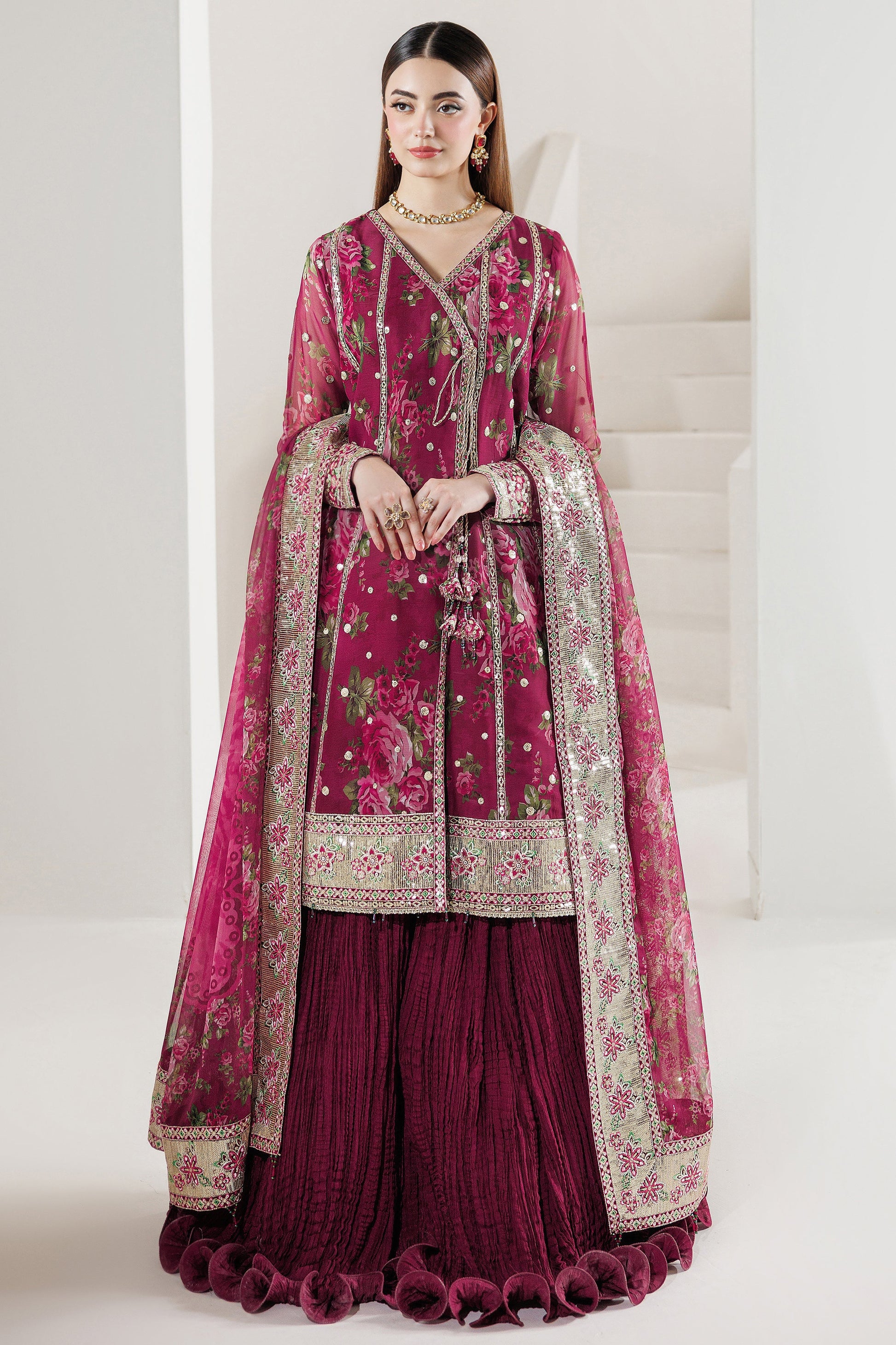 Farasha Rouge Reign Style — Mairaz Three-Piece Suit