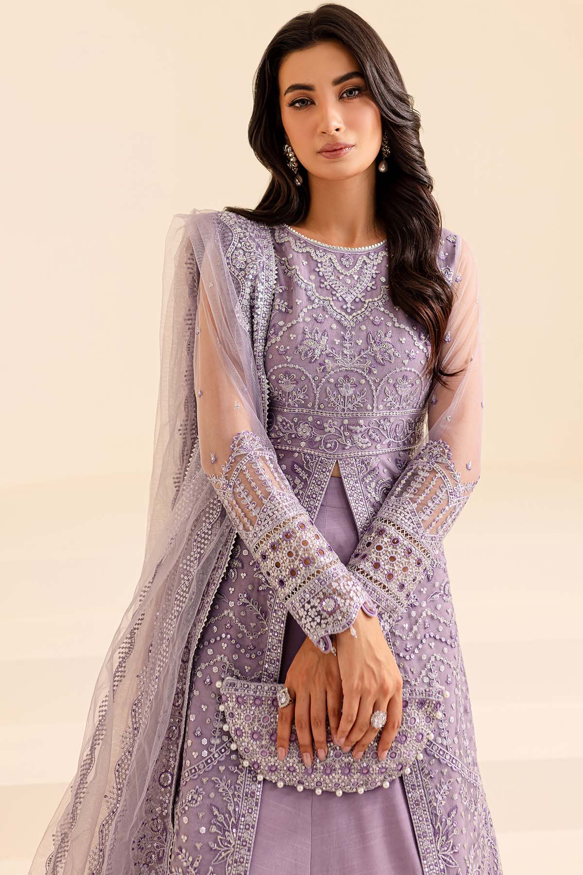 Farasha Fuchsia Fantasy Style — Mairaz Three-Piece Suit