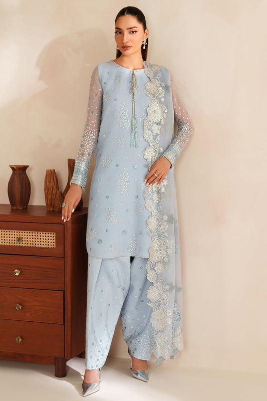 Farasha Frosted Mist Style — Mairaz Three-Piece Suit