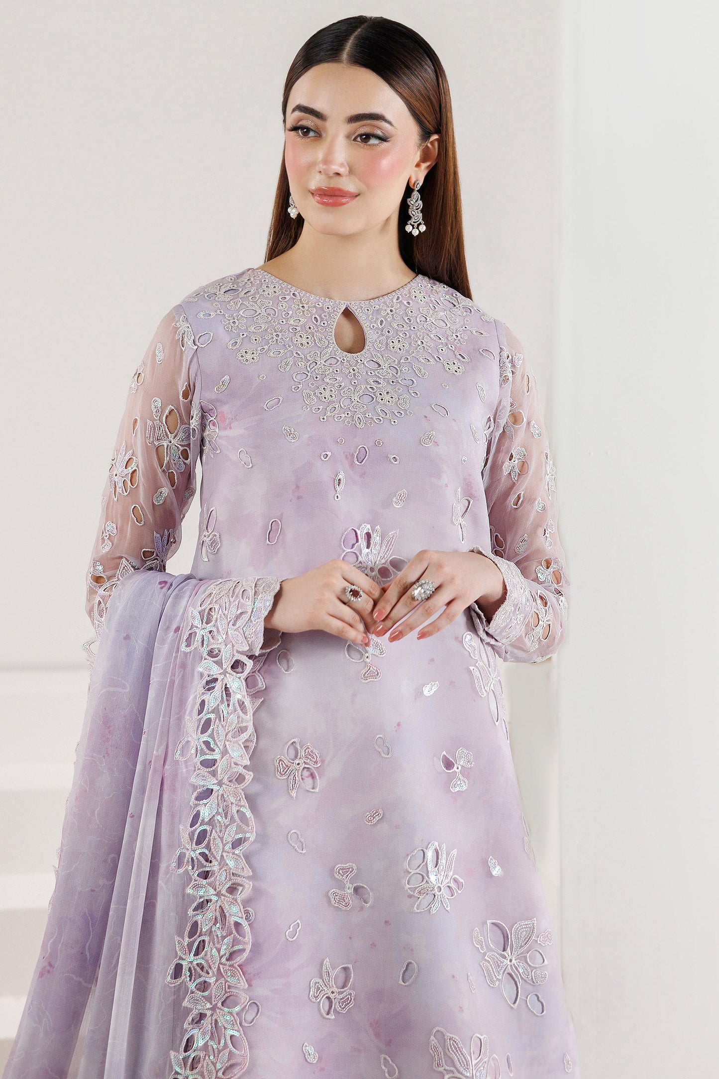 Farasha Lilac Enchant Style — Mairaz Three-Piece Suit