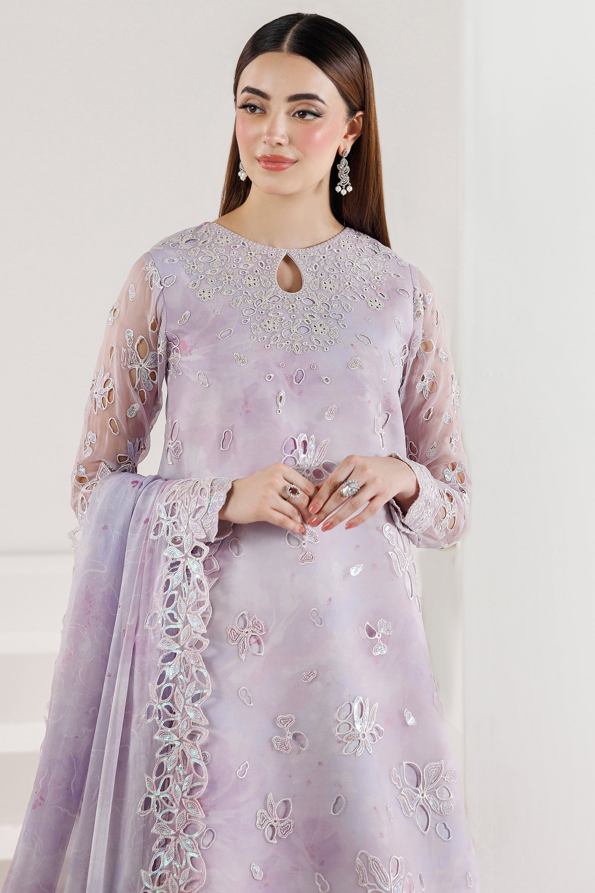 Farasha Lilac Enchant Style — Mairaz Three-Piece Suit