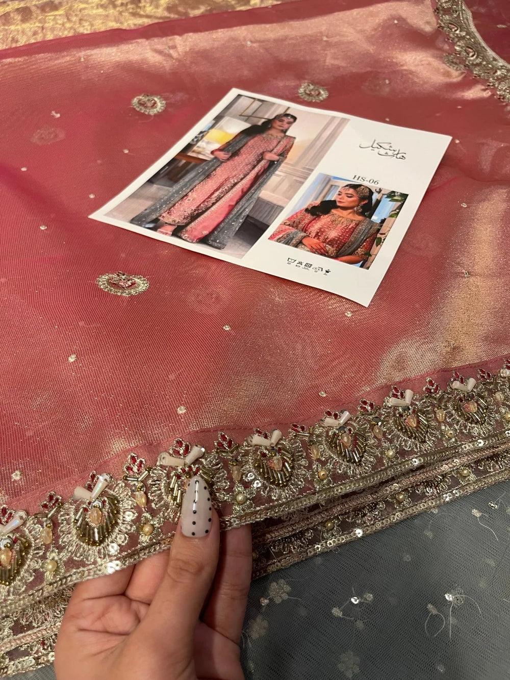 Haris Shakeel – Iqra Style, fabric and embroidery detail 6