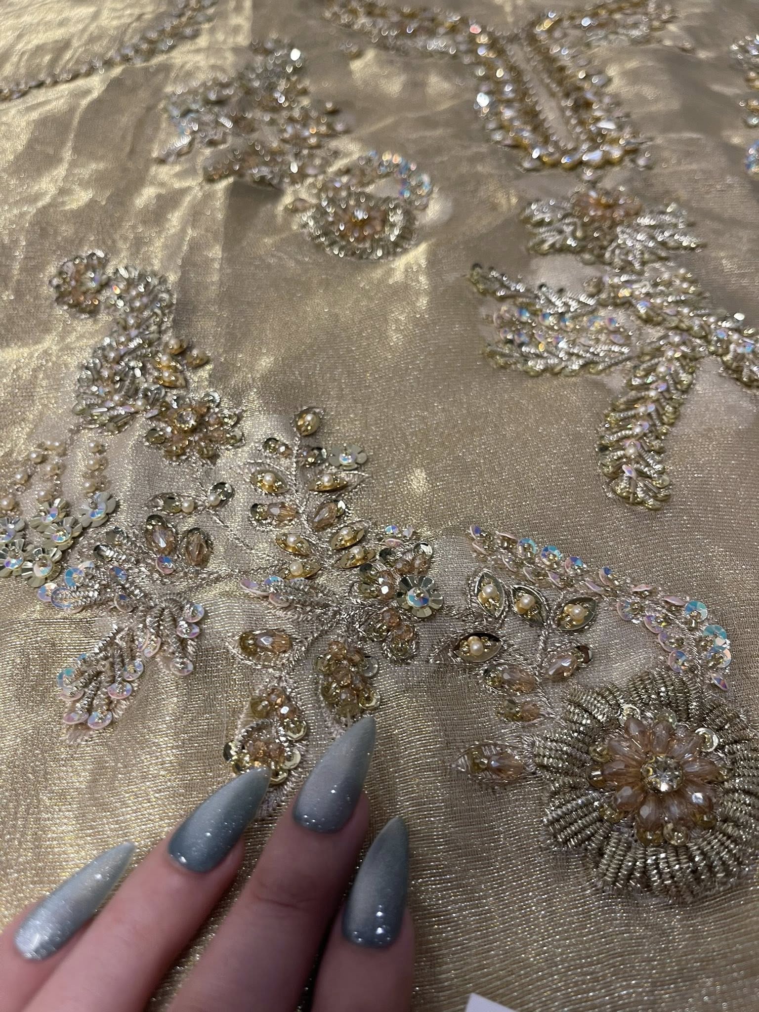 Ayesha Somaya Ayra Style — Mairaz Gold Three-Piece Suit