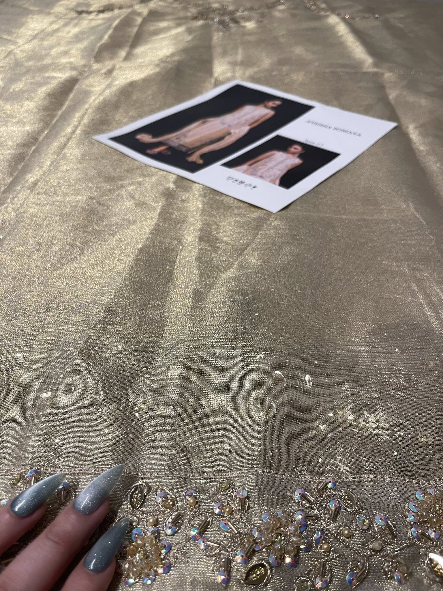Ayesha Somaya Ayra Style — Mairaz Gold Three-Piece Suit